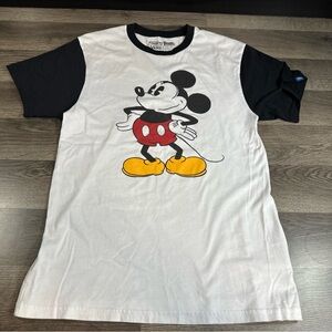 Vans Black T-Shirt with Mickey Mouse
